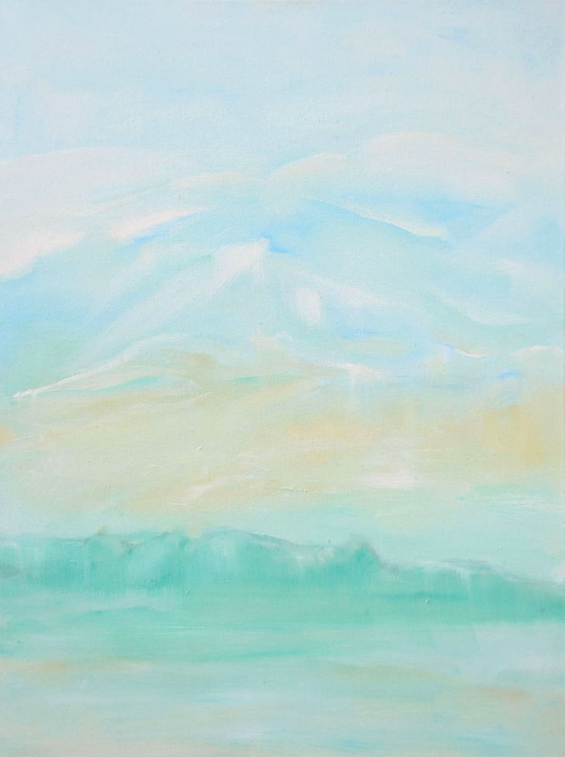 Reflective Peace — oil on canvas by Esther Epstein