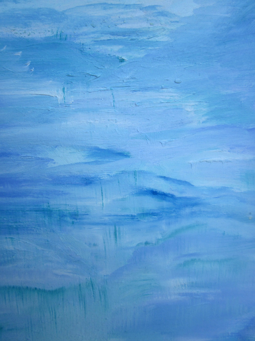 Glacial Reflections — oil on canvas by Esther Epstein