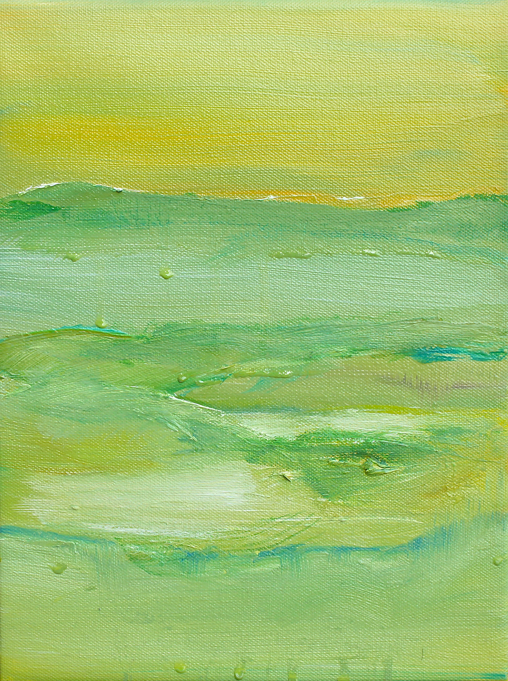 Gentle Visionary — oil on canvas by Esther Epstein
