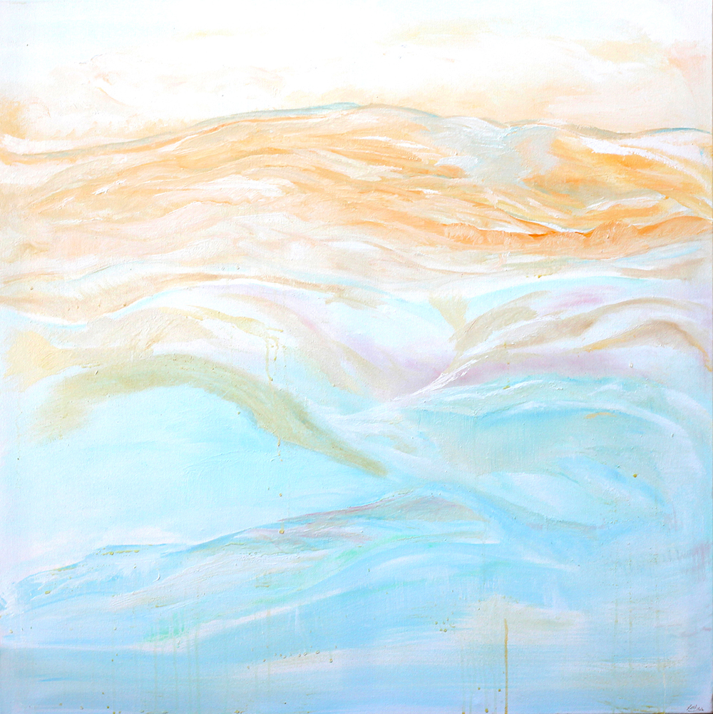 Golden Bay — oil on canvas by Esther Epstein