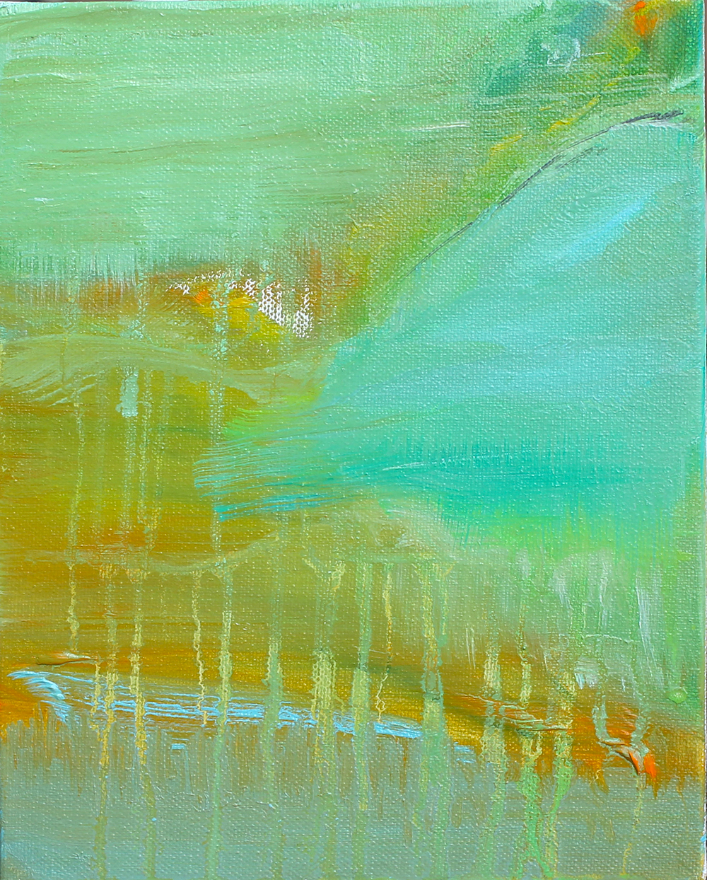 Weeping Spring — oil on canvas by Esther Epstein