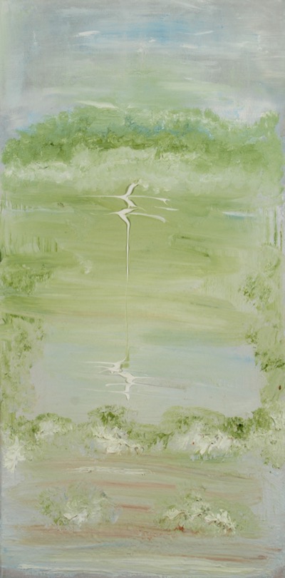 Birds in Paradise — oil on canvas by Esther Epstein