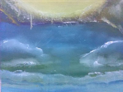 Dreams Scene — oil on canvas by Esther Epstein