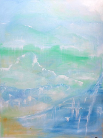 Evolving Dreams — oil on canvas by Esther Epstein