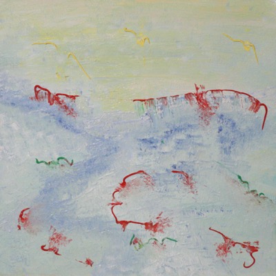 Splice of Color — oil on canvas by Esther Epstein