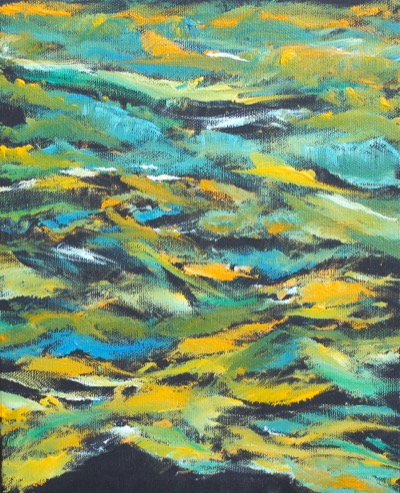Wistful Gaze — oil on canvas by Esther Epstein